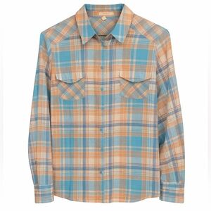 Vintage Esprit Pastel Plaid Button Down, sz 12